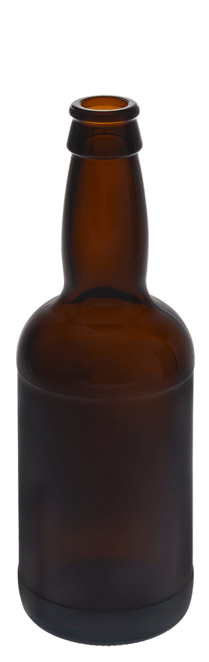 Bier fles 330ml 26crown glas bruin